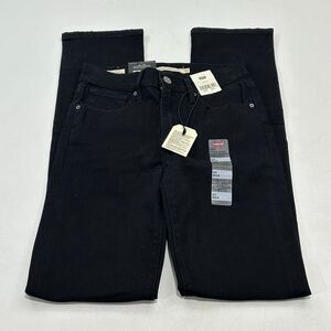 Levi's Jeans Women's 724 Black Distressed Knee, Size 24X32